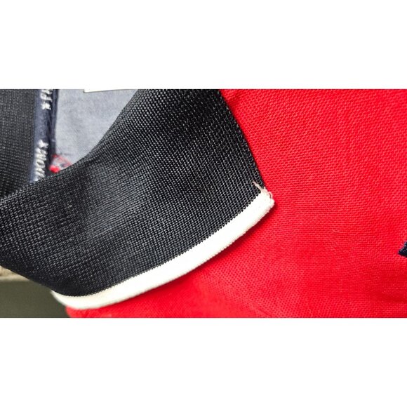 Team USA Red & Blue Star Polo Shirt With Embroidered Details Size S - Picture 6 of 10